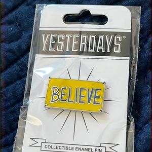 Ted Lasso BELIEVE Limited Edition Enamel Pin by Yesterdays SDCC Exclusive 1/100